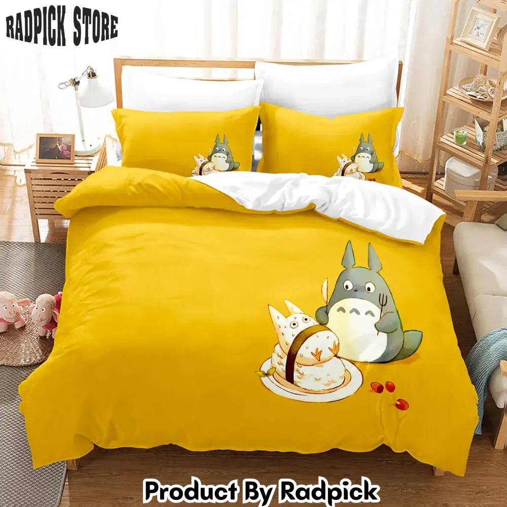 My neighbor totoro girls bedding sets duvet covers quilt bed sheets  rp0419906